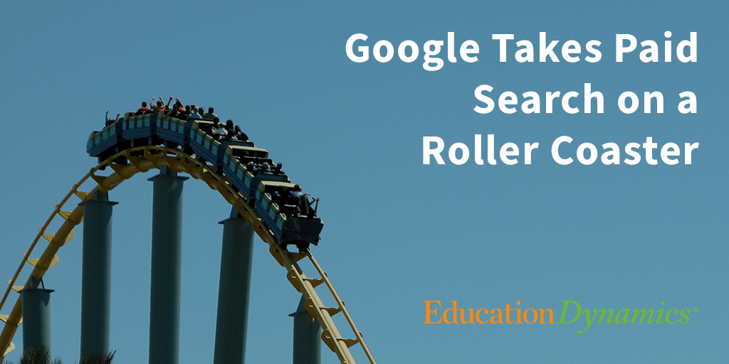 Google Takes Us on a Paid Search Roller Coaster with Recent Core Update