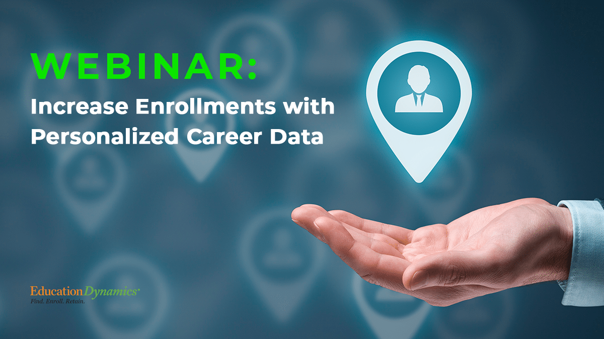 Increase Enrollments with Personalized Career Data