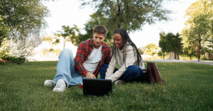 Modern Learners studying