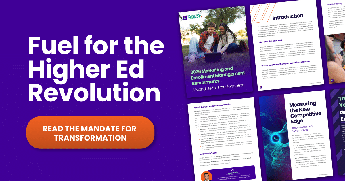 The 2026 Marketing & Enrollment Management Benchmarks