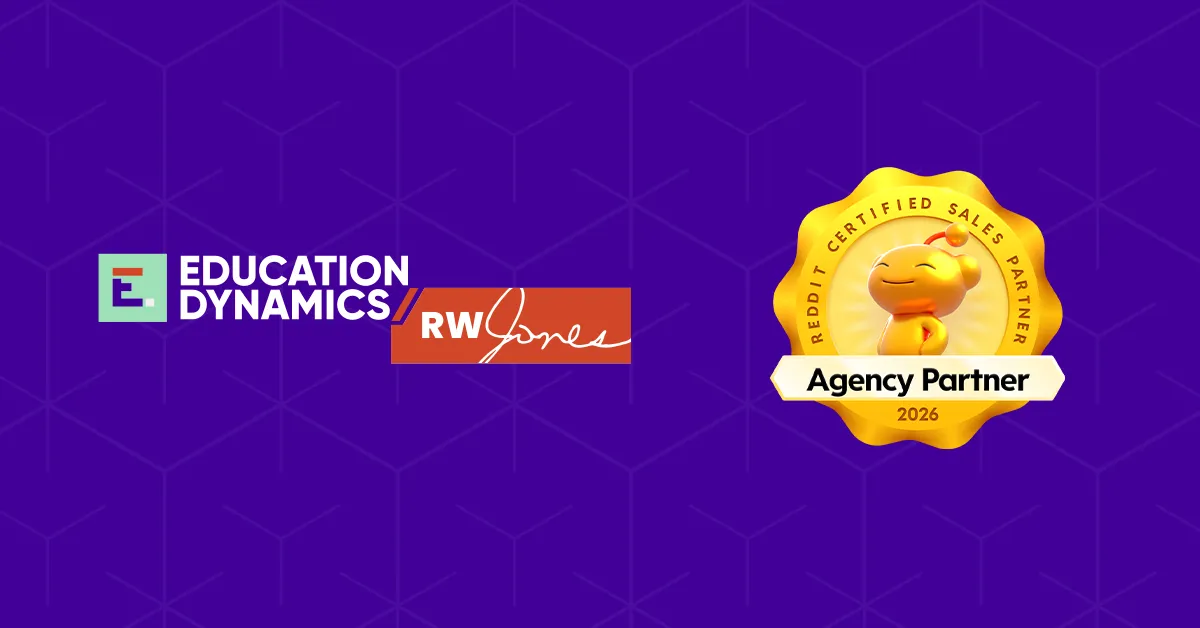 EducationDynamics Named Reddit Gold Sales Certified Partner, Giving Institutions an Edge in the Channels Students Trust Most 