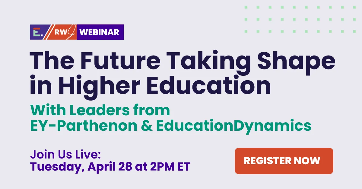 April 28: The Future Taking Shape in Higher Education